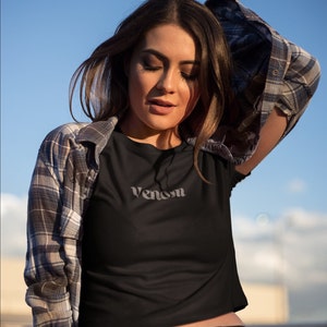 Venom Crop Top | Crop Top Aesthetic | Crop Tops | Summer Crop Top | Crop Top For Women | Crop Top Graphic | Crop Top Tee | Crop Top