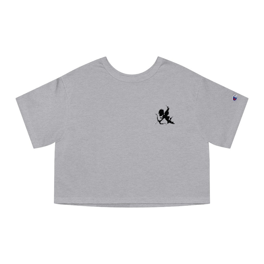 ★ILLIGO★ 129 Cupid Loose Crop T-Shirt 3 COLOR 129 Cupid Loose Cropped T-Shirt Blue - ILLIGO