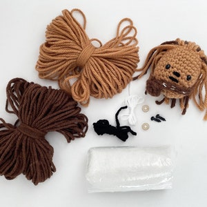 Chewbacca Crochet Kit - Chewbacca Egg Amigurumi Kit, Gift Kit for May the 4th