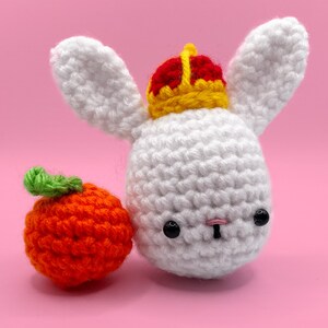 Chinese New Year Rabbit Crochet Plush - Bunny Amigurumi Plush, Chinese New Year Amigurumi