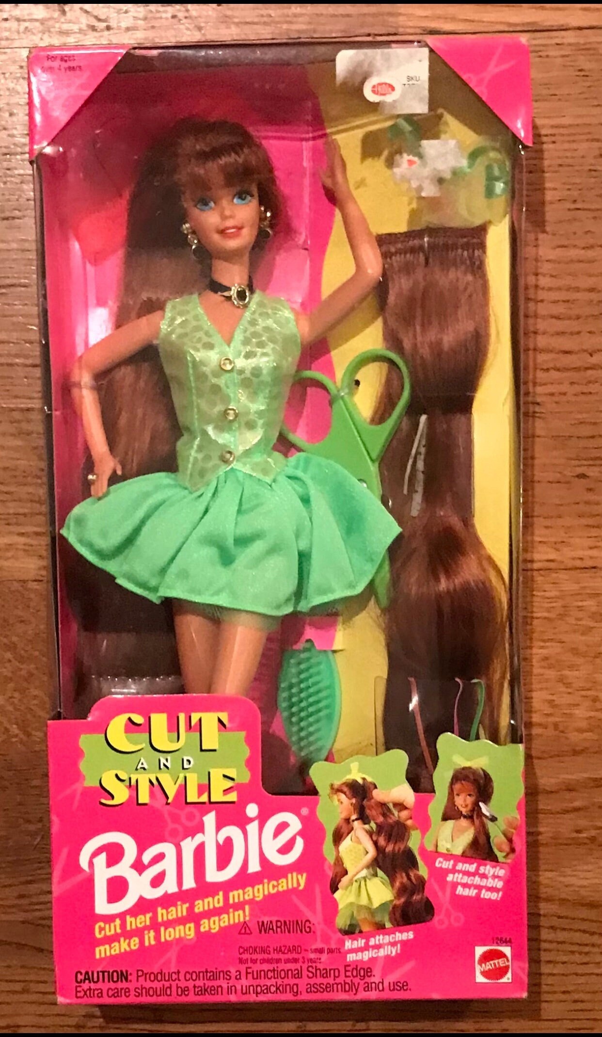 Vintage Mattel Cut and Style Barbie Brunette 1994 New in Box | Etsy