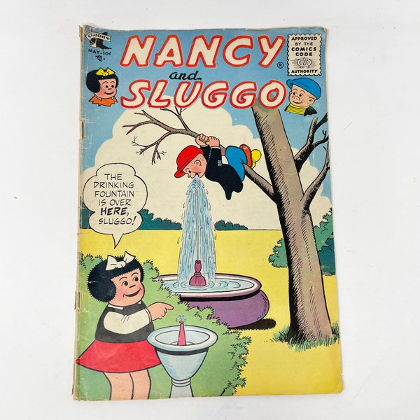 Nancy and Sluggo Comic Book #122 - United Feature Syndicate - 1955