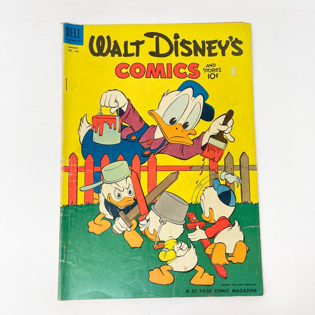 Walt Disney's Comics and Stories Comic Book 162 Dell Comics