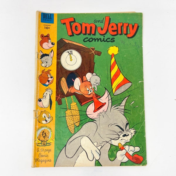 Tom & Jerry Comic Book #102 - Dell Comics - 1953