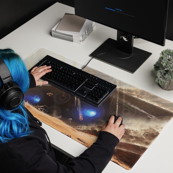 Star Wars Battlethemed Gaming Mouse Pad Etsy