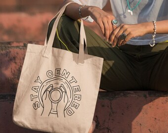 Stay Centered Ceramics Tote Bag