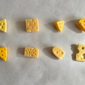 SAY CHEESE: Sets Of 8 Wedge Of Cheese Refrigerator Magnets - For The Cheese Lovers In Your Life!