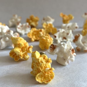 POPCORNER THE MARKET: Sets Of 8 Realistic Popcorn Kernal Fridge Magnets - I Am Not Liable If You Eat Them Off Your Fridge!