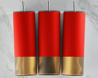 Diseño de sublimación de bala de escopeta, envoltura de vaso flaco de 20 oz, plantilla de vaso, descarga digital PNG, tobogán de agua, envoltura de vinilo, diseño de vaso