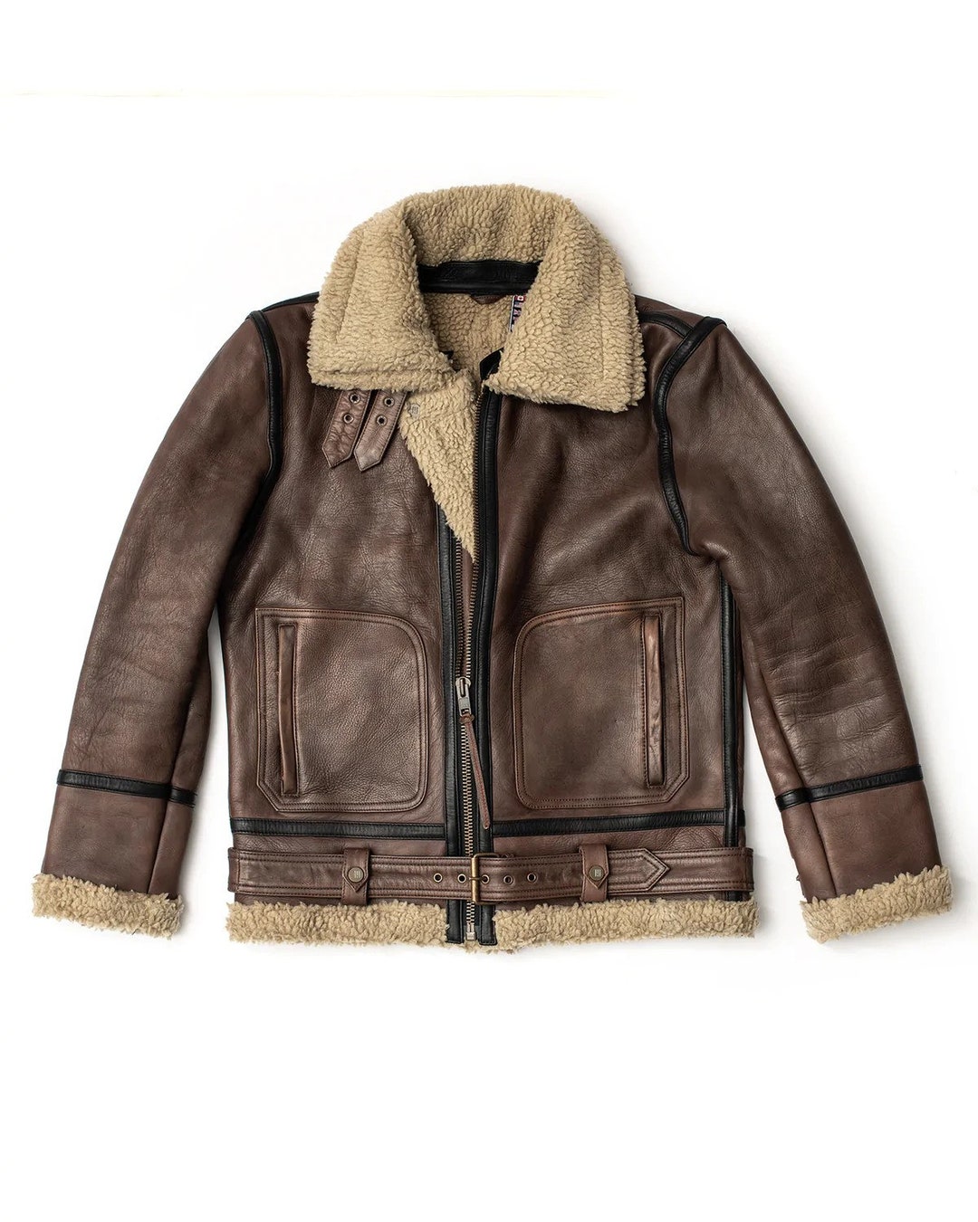 Veste en peau de mouton retournée originale pour homme Etsy France