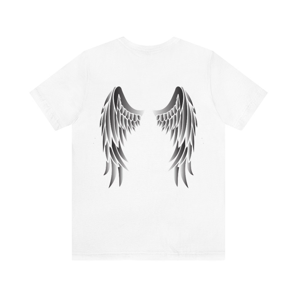 Perfection front Angel Wings back Tshirt Wings Shirt Etsy