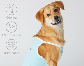 Cooling Flo Tank | Cooling Effect, Lightweight, 3-Colors, Recycled Fabric, XS-2XL Sizes & Free Shipping [Pet Clothing]