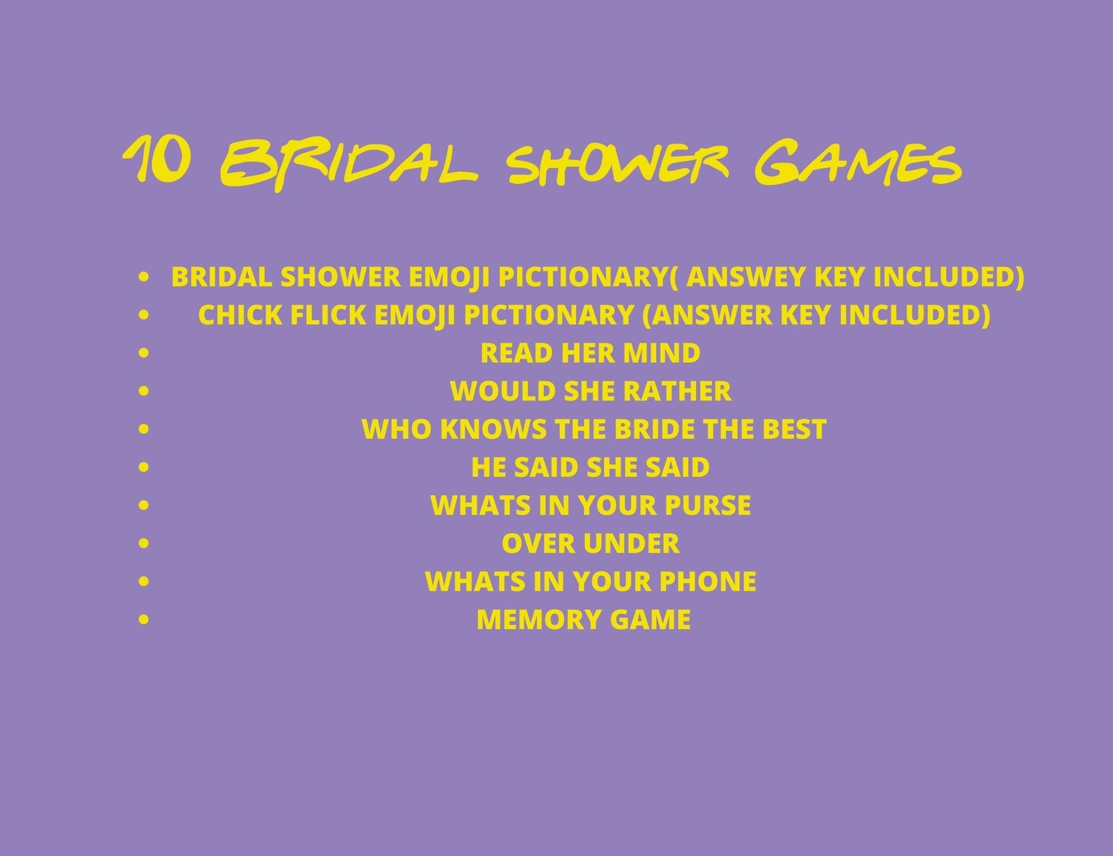 Friends Themed Bridal Shower Party Games Bundle, Friends TV Show