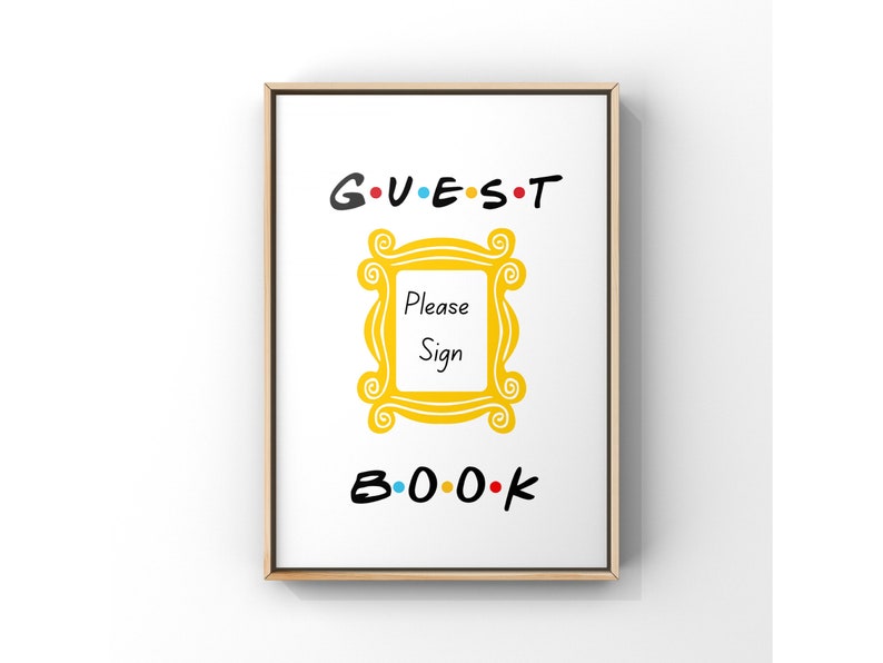 Friends Party Sign Bundle , Friends Themed Party Set, Baby Shower ...
