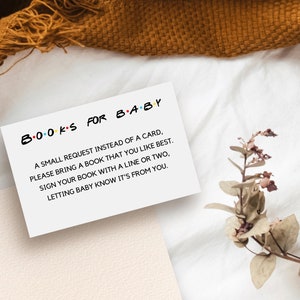 Freunde-Baby-Dusche-Bücher für Baby Tickets, Freunde Themen-Baby-Dusche, Baby-Dusche-Spiel druckbare, sofortiger Download