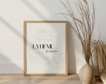 LYHFML Digital Print, Shatter Me Themed Print, Aaron Warner