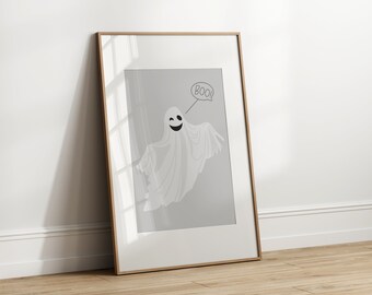 BOO! Digital Print, Halloween Printable, Halloween Decor