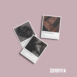 The Folk of the Air Inspired Digital Polaroids 3 Pack, Book Lover gift, Booktok