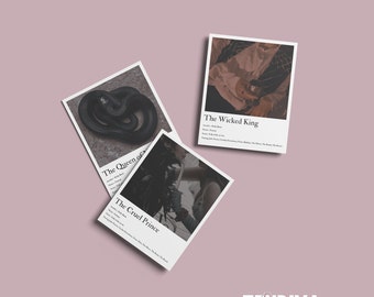 Fotografías Polaroid inspiradas en la gente del aire, fan art para amantes de los libros (descarga digital)