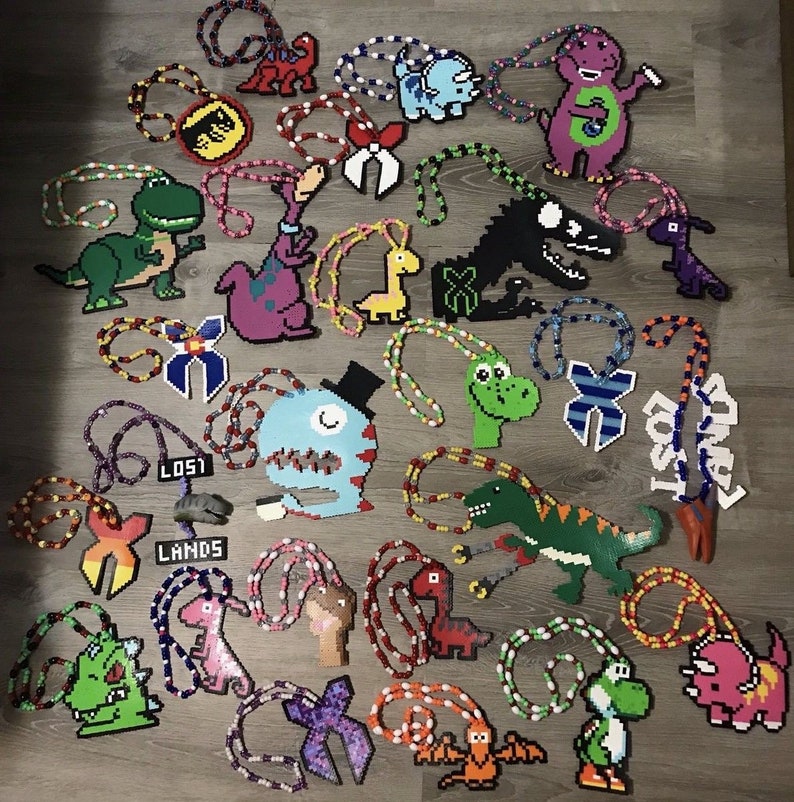 Random Rave Perler / Custom Perler / Custom Kandi / Kandi Perler / Rave ...