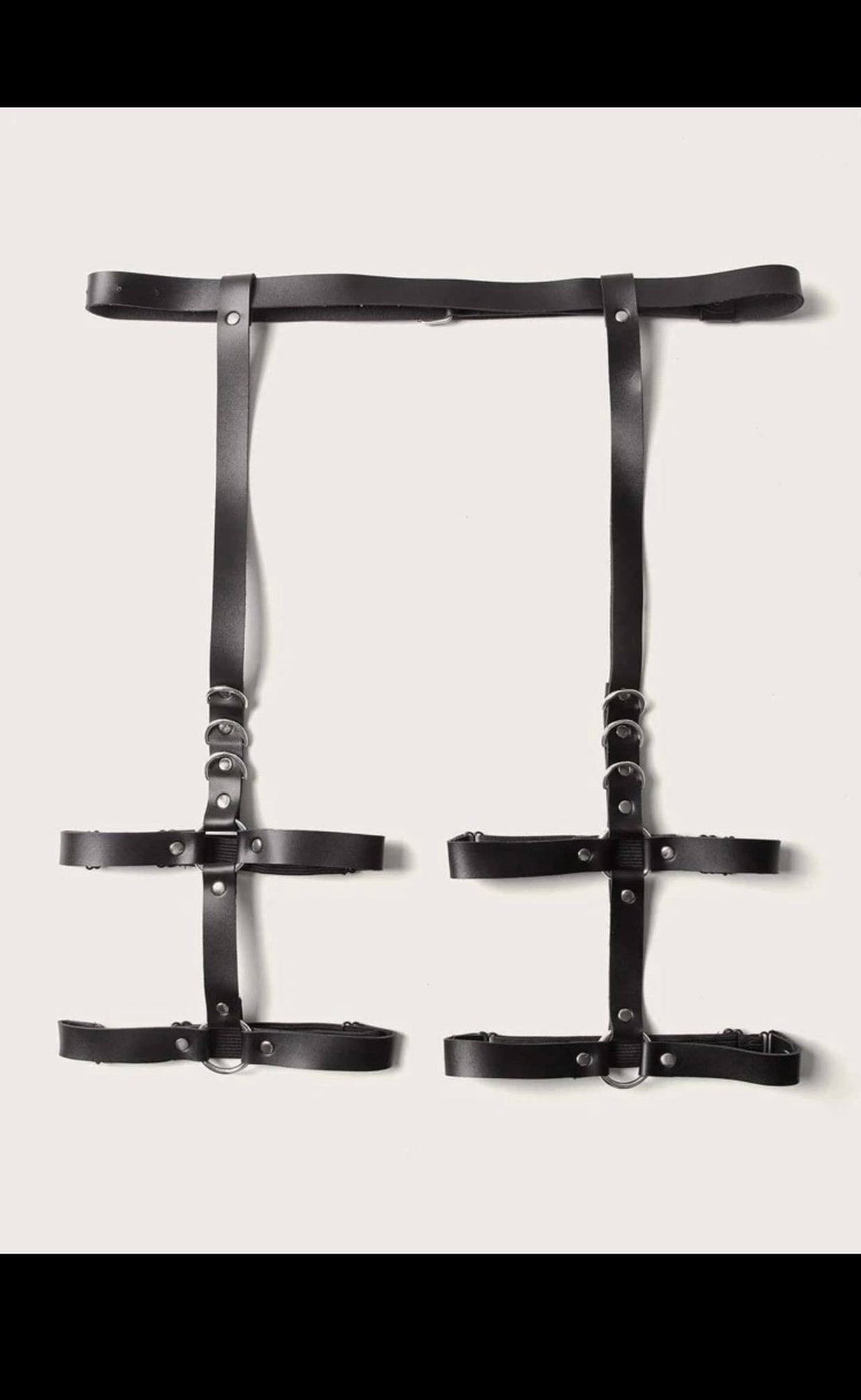 Leather Harness Belt / Rave Harness Sets / Bondage Leg Harness Etsy