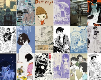 40 PCS~Anime/ Laincore Pt.2 Collage Kit (DIGITAL DOWNLOAD) |Pinterest Prints | Aesthetic Collage Kit| Anime wall |Manga wall