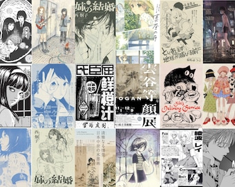 50 PCS | Laincore/Anime Wall Collage Kit (DIGITAL DOWNLOAD) |Pinterest Prints | Aesthetic Collage Kit