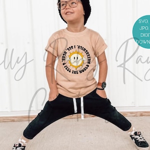 I See, Hear, & Feel The World Differently, Sensory Processing Disorder, Instant Download, SVG PNG, Sublimation, Cut File, T Shirt Design