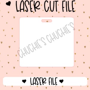Laser Files--Laser Cut Files--Badge Buddy Laser Files