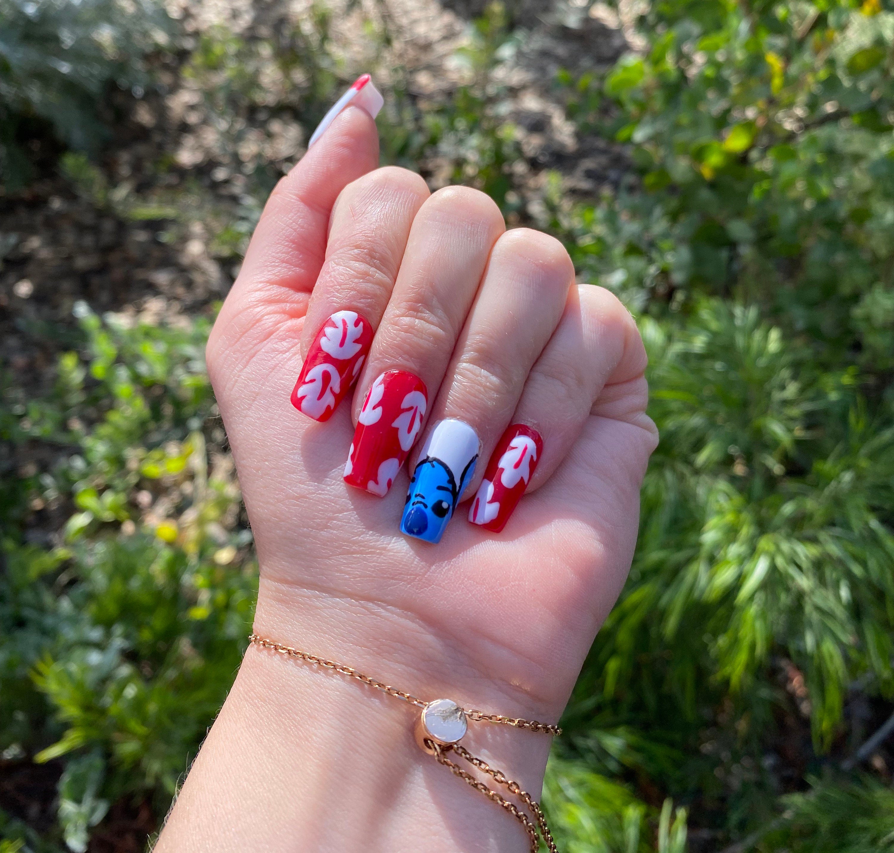 Lilo and Stitch Nail Wraps - Glam Girl Nails