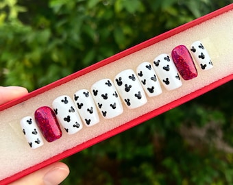Mickey Mouse Press On Nails