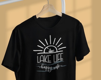 Lake Life T-shirt, Lake T-shirt, Vacation Shirt, Beach Wear, On the Lake, Boating Shirt, Camping Shirt, On the Water, Lake Lover Shirt