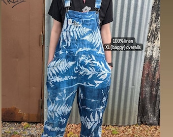 Cyanotype custom work! Carhartt Dickies overalls bibs jacket canvas