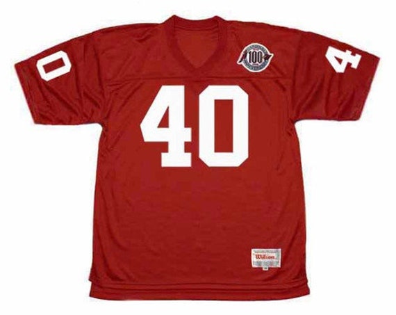 Retro Football Jersey 40# Pat Tillman Red White Jersey Sewn Stitched Custom