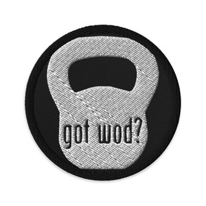 CrossFit Inspired Patches - got wod? Kettlebell