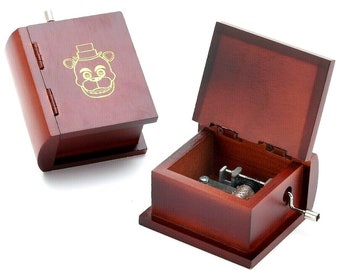 Five Nights At Freddy's Custom Engrave Limited Edition Book Hand Crank Music Box