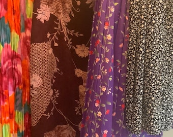 Vintage 80s/90s Floral Midi/Maxi Skirts| Cottagecore| Size Small-Large