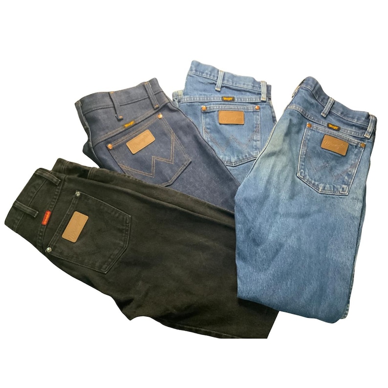 Vintage Wrangler Cowboy Cut Jeans| 80s 90s High Rise Western Denim| Men's & Women's Sizes image 4
