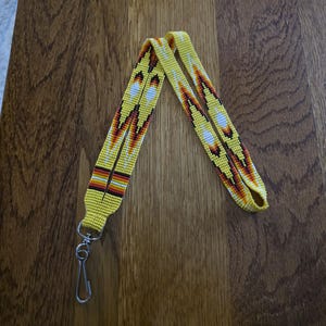 Loom Beaded Lanyard or Badge Holder