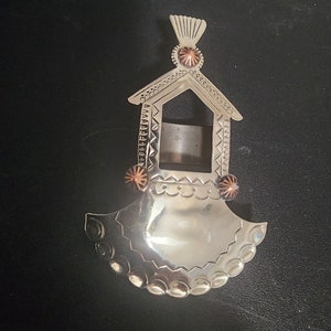 German Silver Scarf Slide