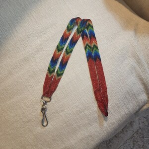 Loom Beaded Lanyard or Badge Holder