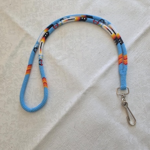 Peyote Stitched Lanyard or Badge Holder
