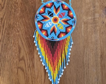 Beaded Medallion Necklace