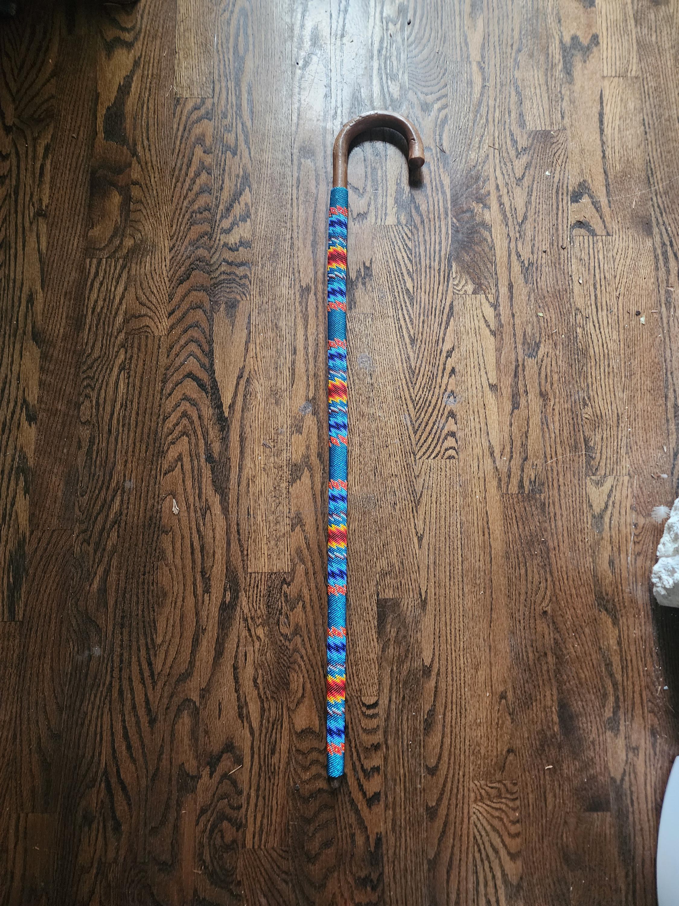 Peyote Stitched Beaded Walking Cane