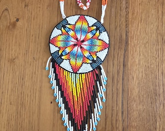 Beaded Medallion Necklace