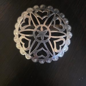 German silver Scarf Slide