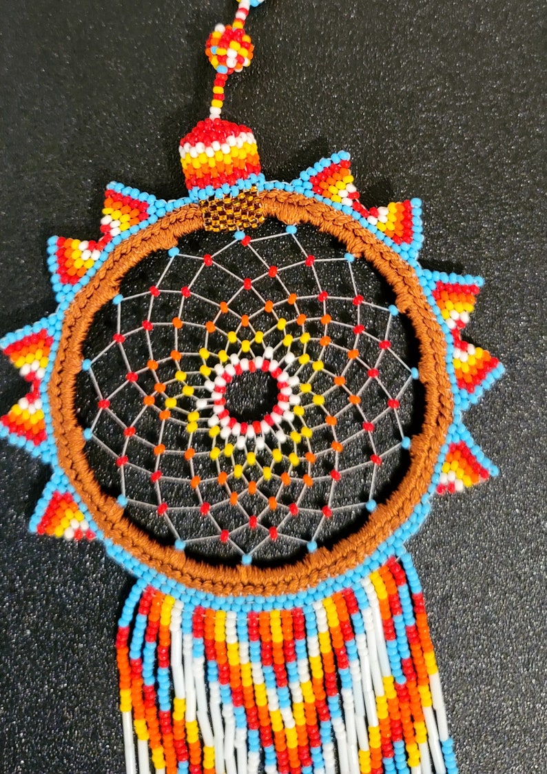 Large Beaded Dream Catcher Etsy