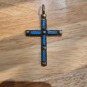 German Silver Cross Pendant