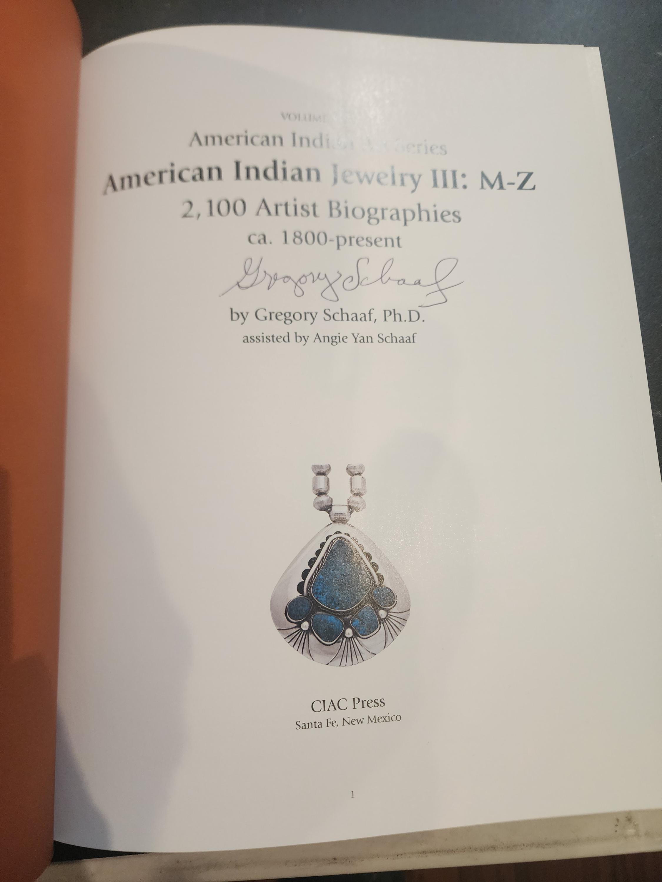 American Indian Jewelry III インディアンジュエリー American Indian Jewrey III: M-Z , FIRST EDITION - Etsy
