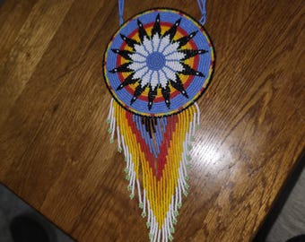 Beaded Medallion Necklace